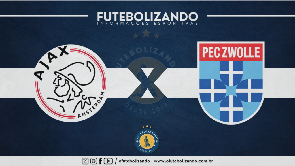 Ajax x PEC Zwolle – AO VIVO – Campeonato Holandês