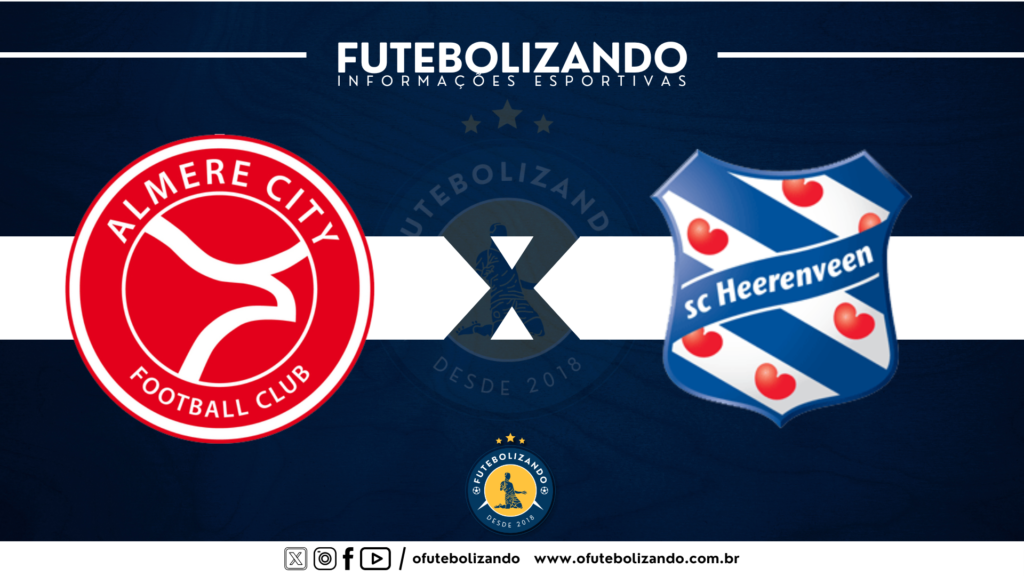 Almere City x Heerenveen – AO VIVO – Campeonato Holandês